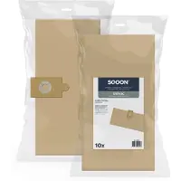 123schoon Einhell papieren stofzuigerzakken | 10 zakken | 66 x 28 cm | Ø 63 mm (huismerk)