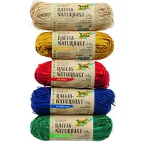 Folia Raffia natuurlijke raffia, assorti kleuren