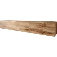 Meubella TV-Meubel Dixon - Eiken - 180 cm - tv kast - Led