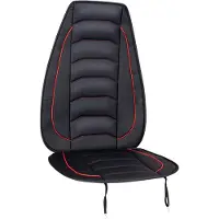 Dunlop Vehicle Universele Autosstoelhoes - 120 x 50 cm, Zwart en Rood