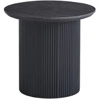Interiax Salontafel 'Rayan' 50 cm Rond Decor Donkerbruin