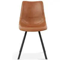 Interiax Eetkamerstoel Cilou PU Cognac