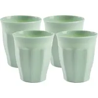 Forte Plastics Plasticforte onbreekbare Picardi drinkglazen - 8x stuks - kunststof - mintgroen - 250 ml - Drinkglazen