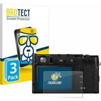 BROTECT Screenprotector 3 Stuks voor Fujifilm X100VI Beschermglas transparant