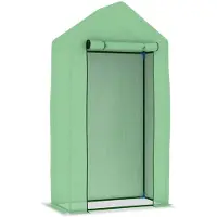 vidaXL Kas met stalen frame 0,5 m² 1x0,5x1,9 m
