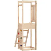 vidaXL Speelhuis 53x46,5x169 cm massief grenenhout