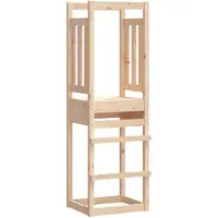vidaXL Speeltoren 53x46,5x169 cm massief grenenhout