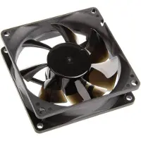 Noiseblocker BlackSilent Pro P-P PC-ventilator Zwart (b x h x d) 80 x 80 x 25 mm