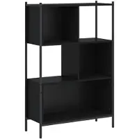 vidaXL Boekenkast 72x28x109 cm bewerkt hout zwart