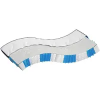 vidaXL Pocketveringmatras middelhard-hard 100x200 cm