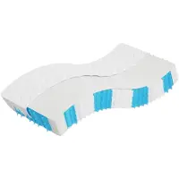 vidaXL Pocketveringmatras middelhard-hard 80x200 cm
