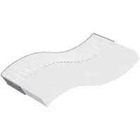 vidaXL Schuimmatras middelzacht 90x200 cm