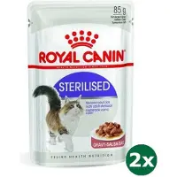 Royal Canin feline sterilised in gravy kattenvoer 2x 12x85 gr