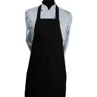 Schriks Keukenschort uni gekleurd - SH4533 - Zwart