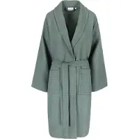 Casilin Kos Sauna Badjas Dames en Heren - Wafel 100% katoen - Maat S - Eucalyptusgroen