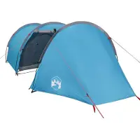 vidaXL Tunneltent 4-persoons waterdicht blauw