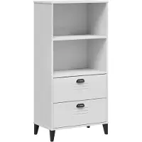 vidaXL Boekenkast VIKEN 60x35x123 cm bewerkt hout wit