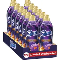 Silan Aroma Therapy - Dreamy Lotus - Wasverzachter -Zijdezachte Was - Langer Stralende Kleding - Langdurige Frisheid - Voordeelverpakking - 12 x 37 wasbeurten