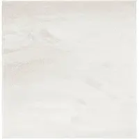 vidaXL Vloerkleed OVIEDO laagpolig 120x120 cm beige