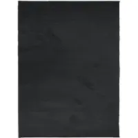 vidaXL Vloerkleed OVIEDO laagpolig 240x340 cm zwart