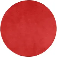 vidaXL Vloerkleed OVIEDO laagpolig Ø 280 cm rood