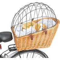 MaxxPet Fietsmand hond - Hondenmand fiets - Voor Bagagedrager - 55x35x51,5 cm - Bruin