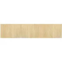vidaXL Vloerkleed rechthoekig 70x300 cm bamboe lichtnaturel