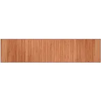 vidaXL Vloerkleed rechthoekig 70x300 cm bamboe bruin