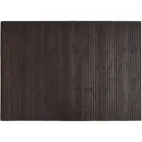 vidaXL Vloerkleed rechthoekig 70x100 cm bamboe donkerbruin