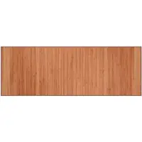 vidaXL Vloerkleed rechthoekig 70x200 cm bamboe bruin