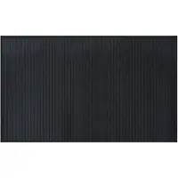 vidaXL Vloerkleed rechthoekig 60x100 cm bamboe zwart