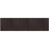 vidaXL Vloerkleed rechthoekig 80x300 cm bamboe donkerbruin