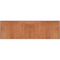 vidaXL Vloerkleed rechthoekig 60x200 cm bamboe bruin