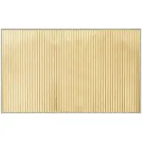 vidaXL Vloerkleed rechthoekig 60x100 cm bamboe lichtnaturel