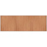 vidaXL Vloerkleed rechthoekig 100x300 cm bamboe naturel