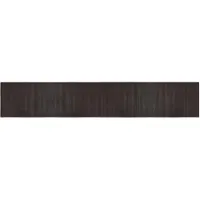 vidaXL Vloerkleed rechthoekig 70x400 cm bamboe donkerbruin