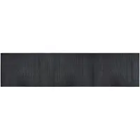 vidaXL Vloerkleed rechthoekig 70x300 cm bamboe grijs