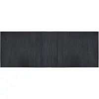 vidaXL Vloerkleed rechthoekig 70x200 cm bamboe grijs