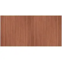vidaXL Vloerkleed rechthoekig 100x200 cm bamboe bruin