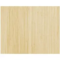 vidaXL Vloerkleed rechthoekig 80x100 cm bamboe lichtnaturel