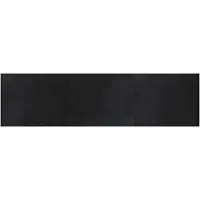 vidaXL Vloerkleed rechthoekig 80x300 cm bamboe zwart