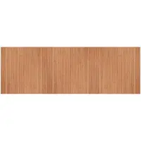 vidaXL Vloerkleed rechthoekig 100x300 cm bamboe naturel