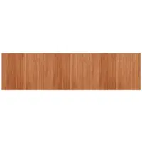 vidaXL Vloerkleed rechthoekig 80x300 cm bamboe bruin