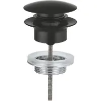 GROHE - Afvoergarnituur, mat zwart 1024642430
