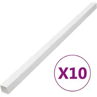 vidaXL Kabelgoot 40x25 mm 10 m PVC