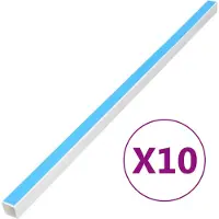 vidaXL Kabelgoot zelfklevend 30x15 mm 10 m PVC