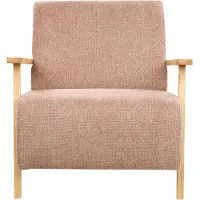 Beliani LESJA - Fauteuil-Roze-Polyester