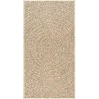 vidaXL Vloerkleed ZIZUR binnen en buiten 60x110 cm jute look