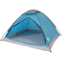 vidaXL Koepeltent 4-persoons waterdicht blauw