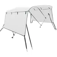 vidaXL Biminitop 3 bogen met zijwanden 183x(170-182)x137 cm